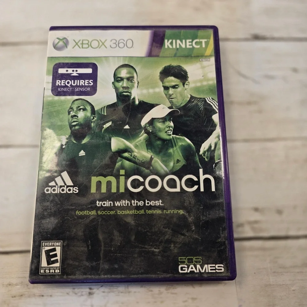 Adidas miCoach Xbox 360 Kinect Sports Fitness Training Game 2-Disc Set Manual